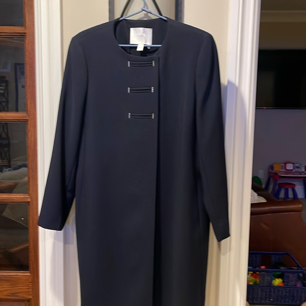 Boss wool topper coat.